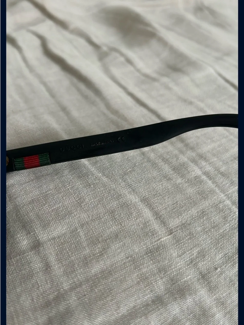 Gucci Black Oversized Square Sunglasses